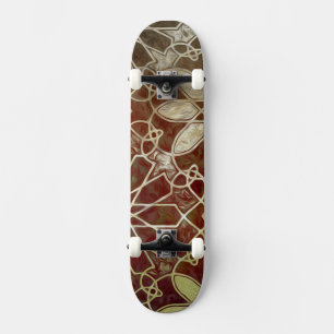 Mystiker deckt II mit Ziegeln Skateboard