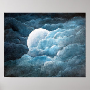 Mystiker, Mondschein, Mond, von der ursprünglichen Poster