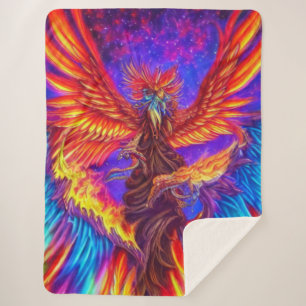 Mystique coloré Phoenix couverture Sherpa