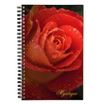 Mystique Dark Botanical Rote Orangenrose Journal