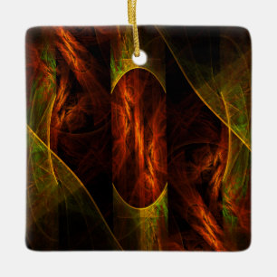 Mystique Dschungel Abstraktes Kunstmuseum Keramikornament