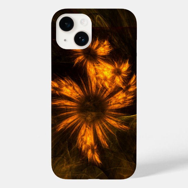Mystique Garden Abstrakt Art Case-Mate iPhone 14 Hülle (Rückseite)