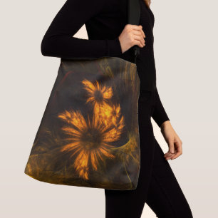 Mystique Garden Abstrakt Art Cross Body Tragetaschen Mit Langen Trägern