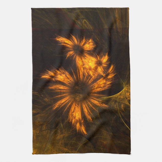 Mystique Garden Abstrakt Art Kitchen Handtuch (Vertikal)