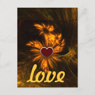 Mystique Garden Liebe Postkarte