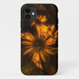Mystique-Garten Abstrakte Fraktal-Kunst Gold Case-Mate iPhone Hülle