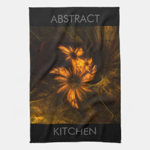 Mystique Jardin Art Abstrait Serviette de cuisine
