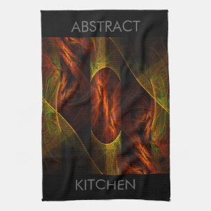 Mystique Jungle Abstrakte Kunst Küche Handtuch