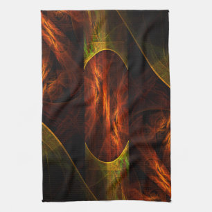 Mystique Jungle Abstrakte Kunst Küche Handtuch
