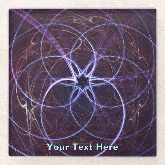 Mystisch Glasuntersetzer (Vorderseite)