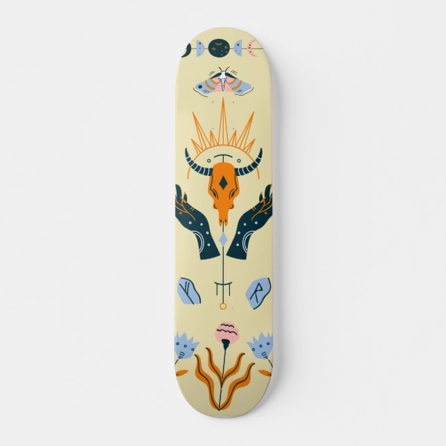 Mystisch und esoterisch skateboard (Vorne)