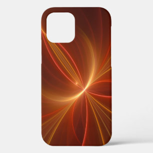 Mystische abstrakte fraktale Kunst moderne warme F iPhone 12 Hülle