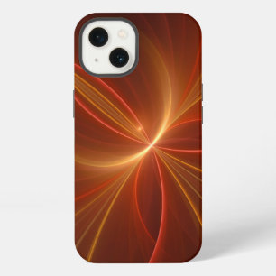 Mystische abstrakte fraktale Kunst moderne warme F iPhone Hülle