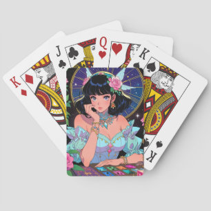 Mystische Anime-Spielkarten Spielkarten