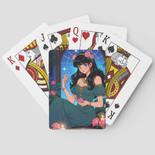 Mystische Anime-Spielkarten Spielkarten