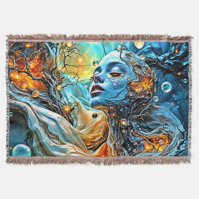 Mystische ätherische Kunst Decke (Vorderseite)