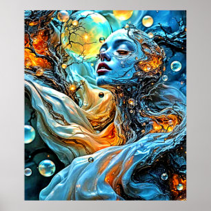Mystische ätherische Kunst Poster