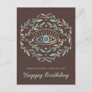 Mystische Augen Rosen Inspirierendes Alles Gute zu Postkarte