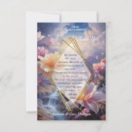 Mystische Blume des übernatürlichen Reiches RSVP Karte