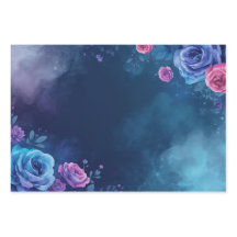 Mystische Blumrose Flatwrap, Mystisches Muster
