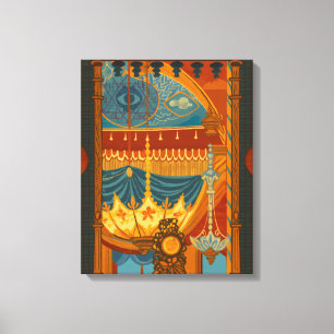 Mystische Deckenwerbung aus Brightons Musikraum Leinwanddruck