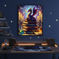 Mystische Drachen-Zauberer-Bücher