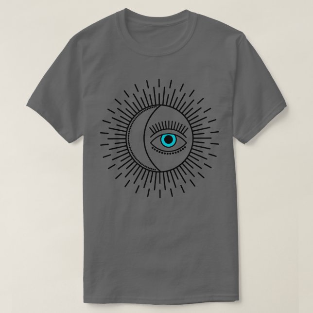 MYSTISCHE DRITTE ODER INNERE AUGENTURQUOISE MIT SO T-Shirt (Design vorne)