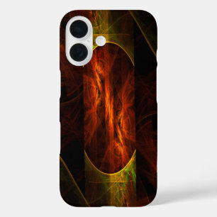 Mystische Dschungel Moderne Abstrakte Fraktal Kuns iPhone 16 Hülle