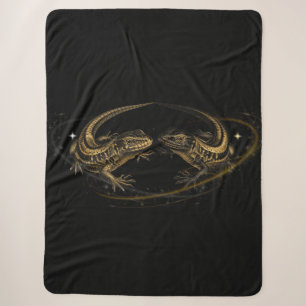 Mystische Eidechsen Decke Sherpadecke