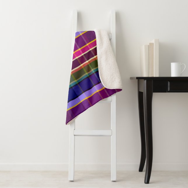 Mystische Elemente Kariert MM Sherpadecke (Beispiel)