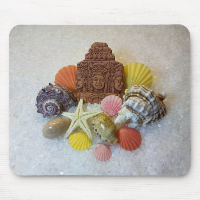 Mystische EnergieSeashells und Starfish Mausepad Mousepad (Vorne)