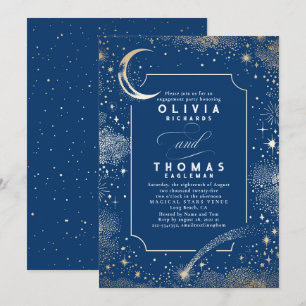 Mystische Engagement-Partei für den Starry Night M Einladung