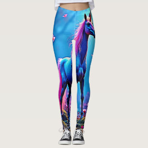 Mystische Fantasy-Einhorn-Kunst Leggings