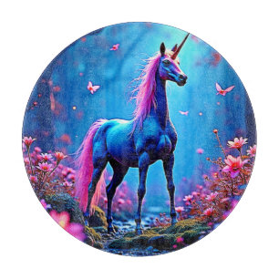 Mystische Fantasy-Einhorn-Kunst Schneidebrett