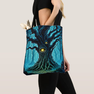 Mystische Forest Eye Tree Art Tasche