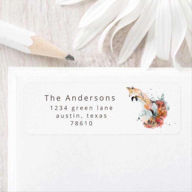 mystische Fuchswald-Rücksendeadresse (Insitu)