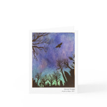 Mystische, geflochtene Note Card