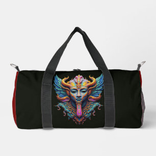 Mystische geflügelte Gottheit Duffle Bag