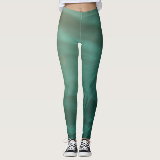 mystische Grüntöne von Blätter und Pflanze Leggings
