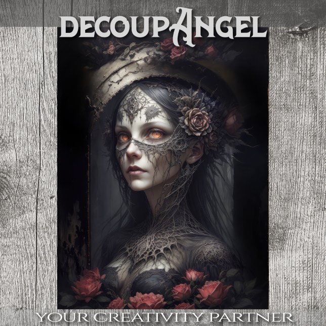 Mystische Hexe: Lavinia - Decoupage - Seidenpapier (Von Creator hochgeladen)