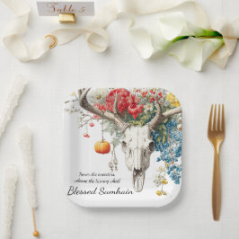 Mystische Jahreszeiten | Samhain Witchy Design Pappteller