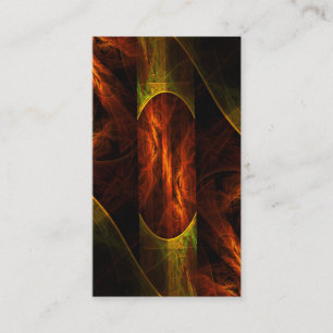 Mystische Jungle Abstrakt Art Business Card Visitenkarte