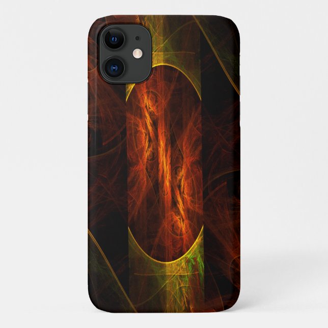 Mystische Jungle Abstrakte Kunst Case-Mate iPhone Hülle (Rückseite)