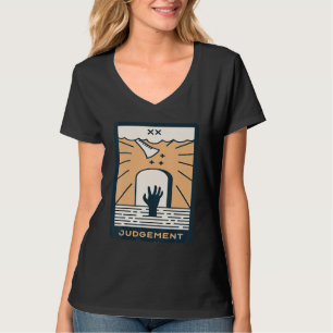 Mystische Karten des Tarots-Richturteil-Magie T-Shirt