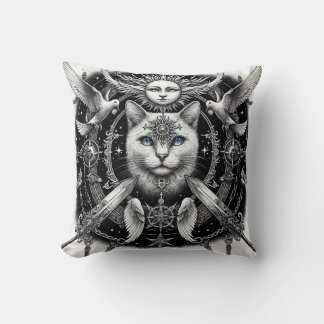 Mystische Katze Kissen