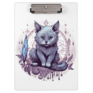Mystische Katze Klemmbrett