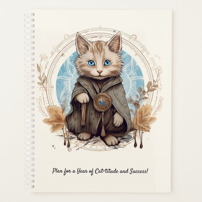 Mystische Katze Planer (Vorderseite)