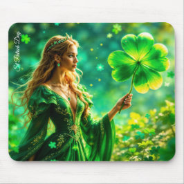 Mystische Kleebeschicht des St. Patrick Day Mousepad