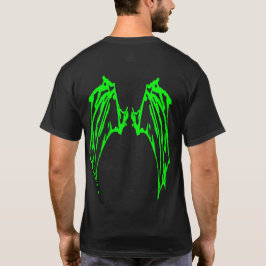 Mystische Kreaturen 1 blauhellgrüne Kontur T-Shirt