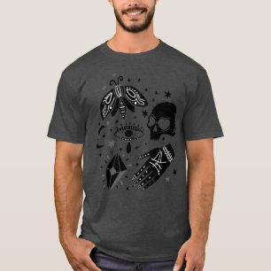 Mystische Magie Boho Hexenelemente Halloween I T-Shirt